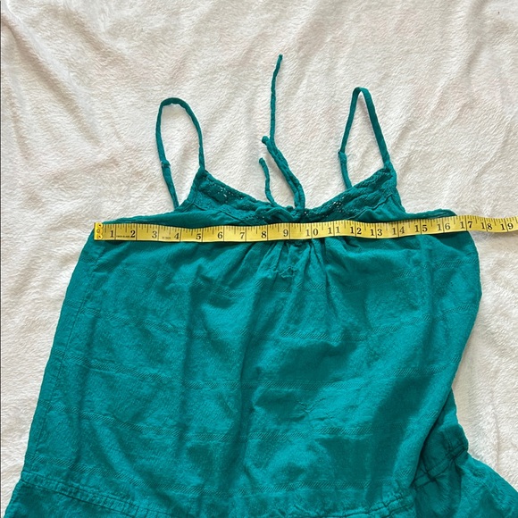 Devoted Teal Camisole with Lace Detail - Size L - Picture 11 of 12